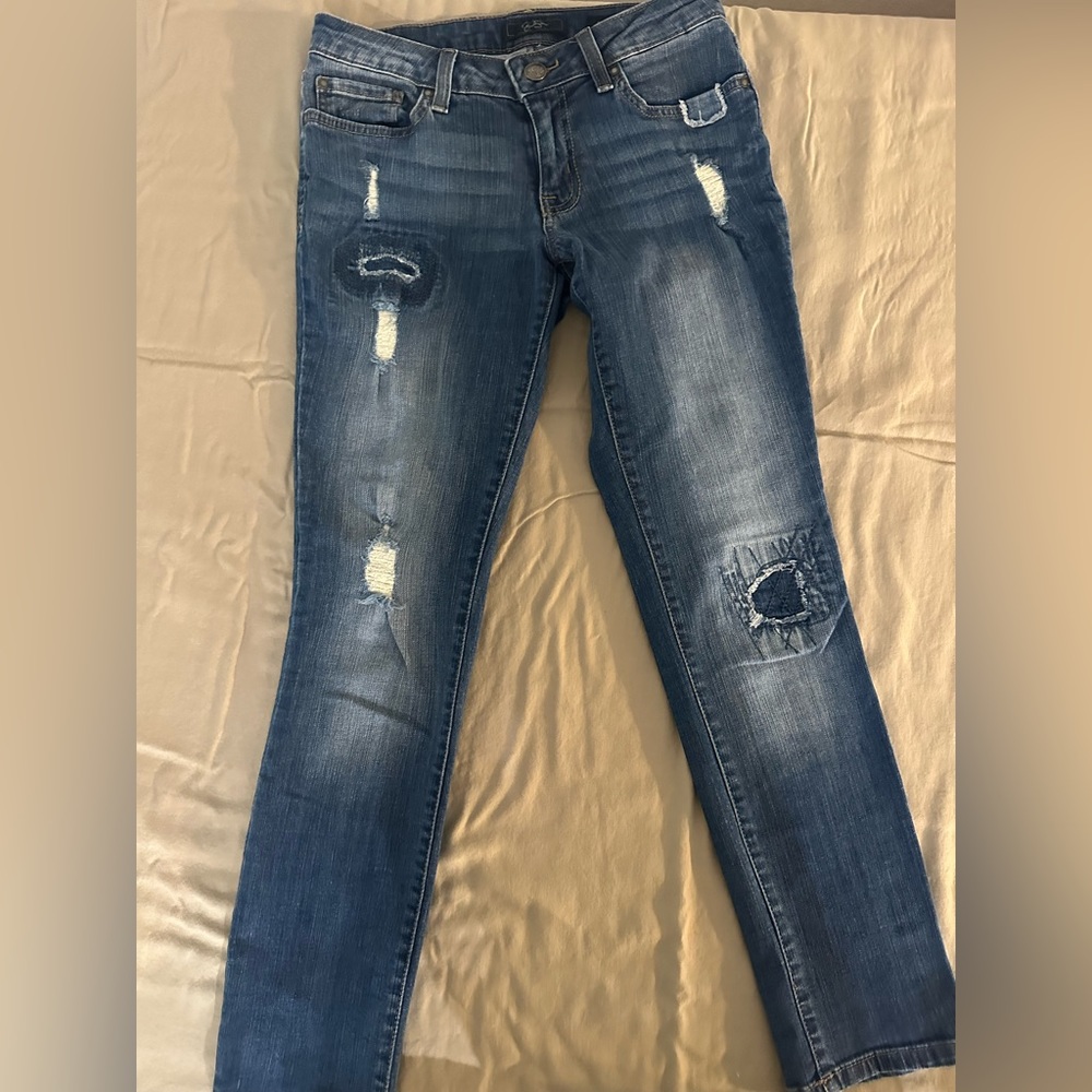 Jessica Simpson denim crop capris